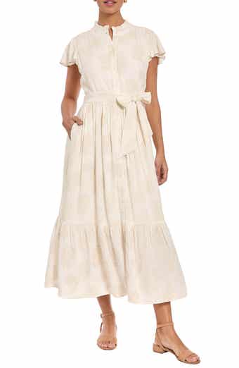 London Times Ruffle Tiered Maxi Dress
