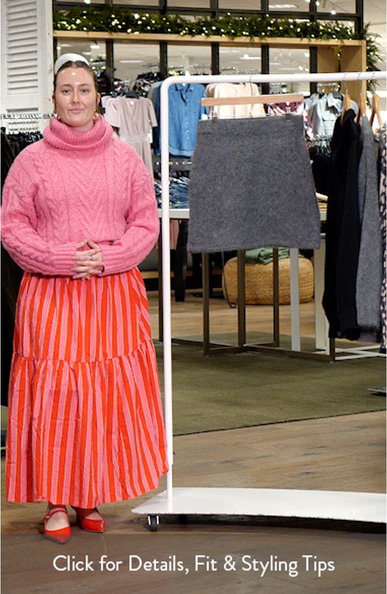 Suri Alpaca Blend Skirt, sales video thumbnail