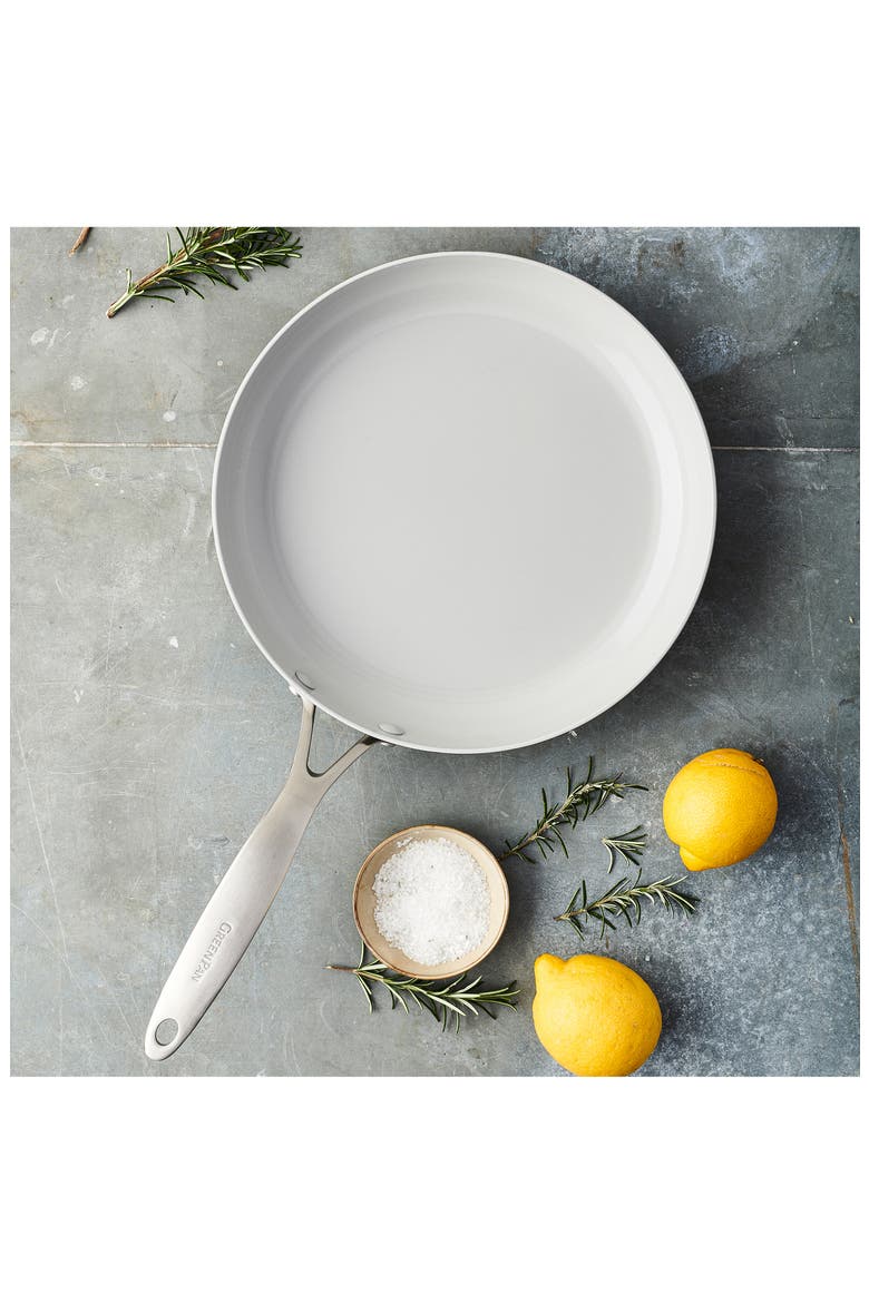 Venice Pro 11-Inch Stainless Steel Ceramic Nonstick Fry Pan, Alternate, color, GRAY