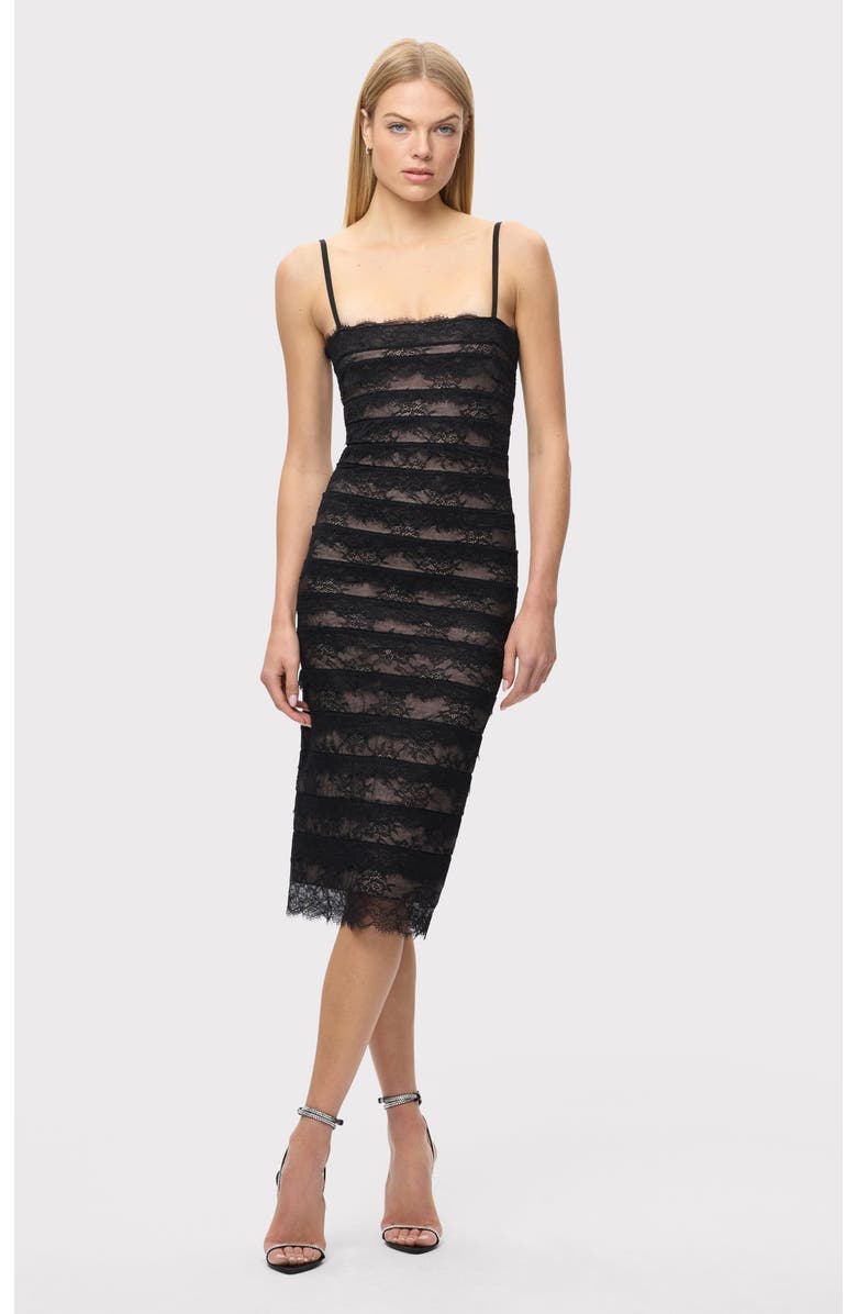 Herve Leger The Dara Dress, Main, color, Black