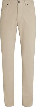 ZEGNA City Fit Stretch Cotton Pants