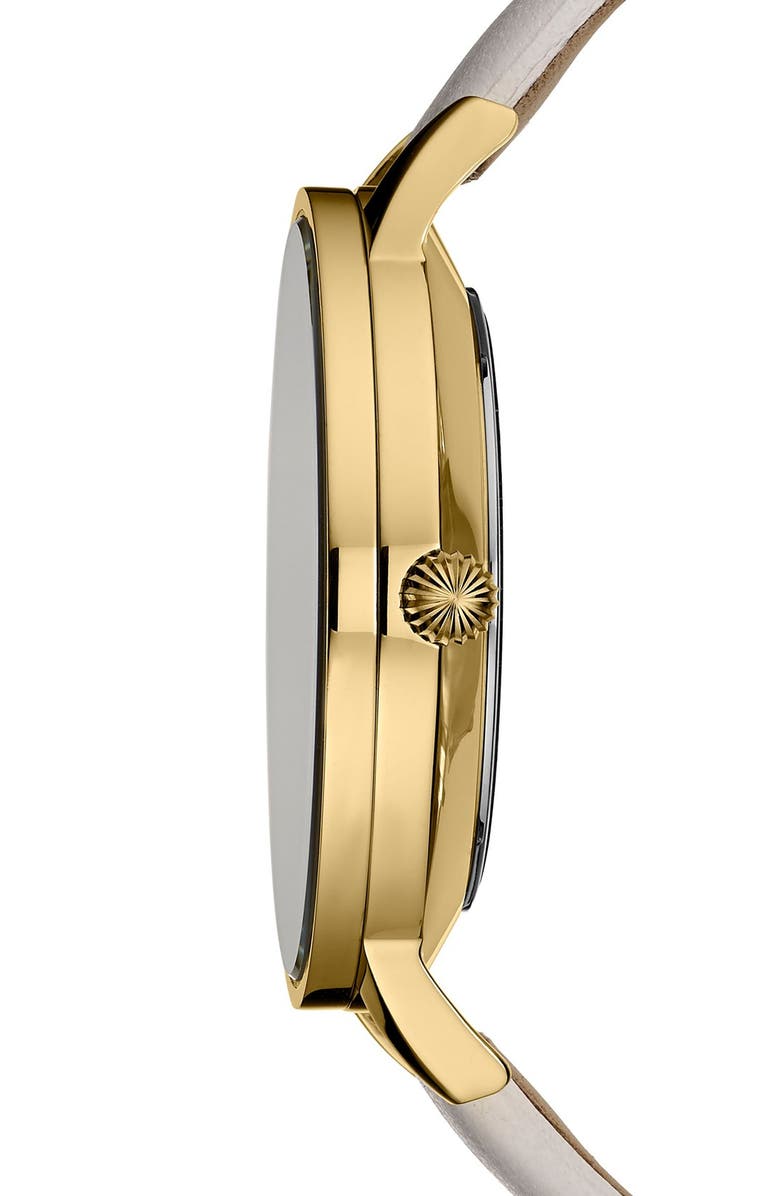 Ted Baker London Leather Strap Watch, 40mm, Alternate, color, 