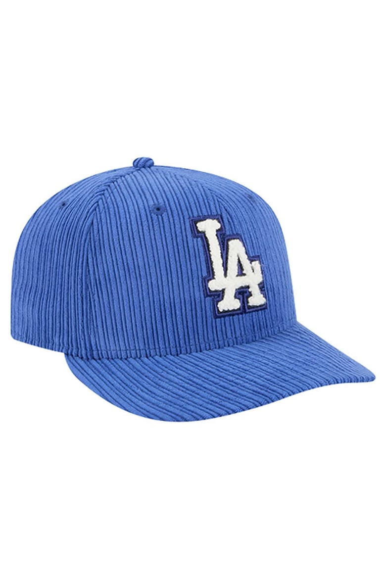 Men's New Era  Royal Los Angeles Dodgers Chenille Pop 59FIFTY Fitted Hat, Alternate, color, Royal