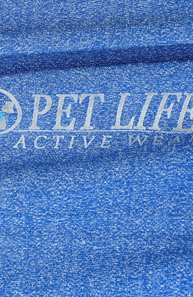 PET LIFE ACTIVE 'Aero-Pawlse' Heathered Tank Top, Alternate, color, Seafoam Blue