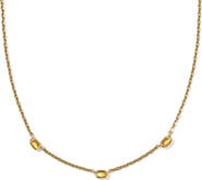 Kendra Scott Mini Elisa Three Stone Necklace