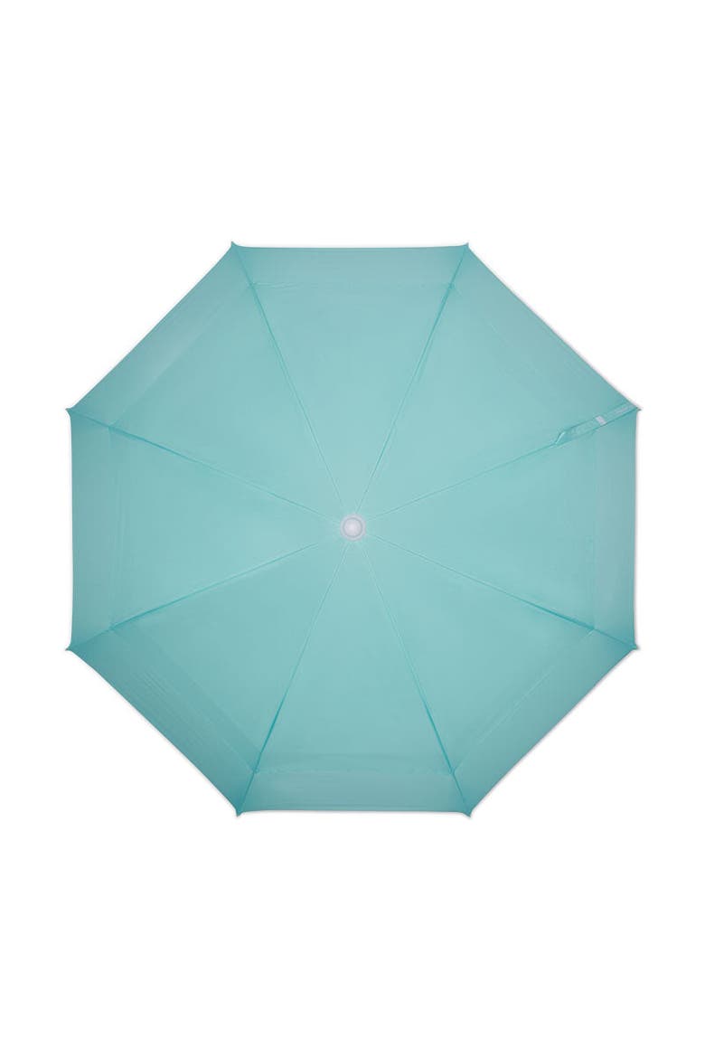 Intego Beach Umbrella, UPF 50+ Sun Protection, Alternate, color, Coolibar Blue