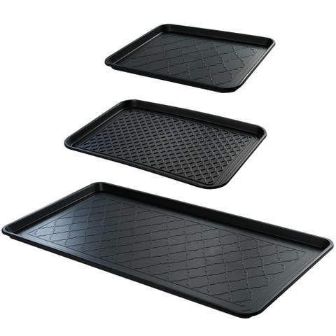 All Weather Boot Tray Set