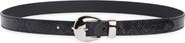NORDSTROM RACK Snakeskin Embossed Belt