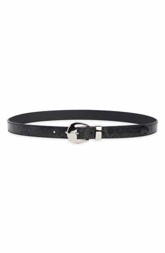 Snakeskin Embossed Belt