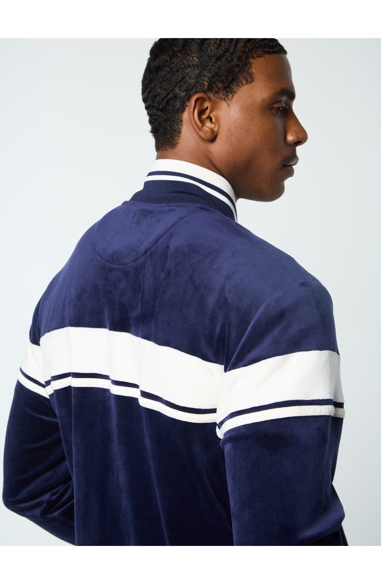 Sergio Tacchini Damarindo Velour Track Jacket, Alternate, color, Maritime Blue