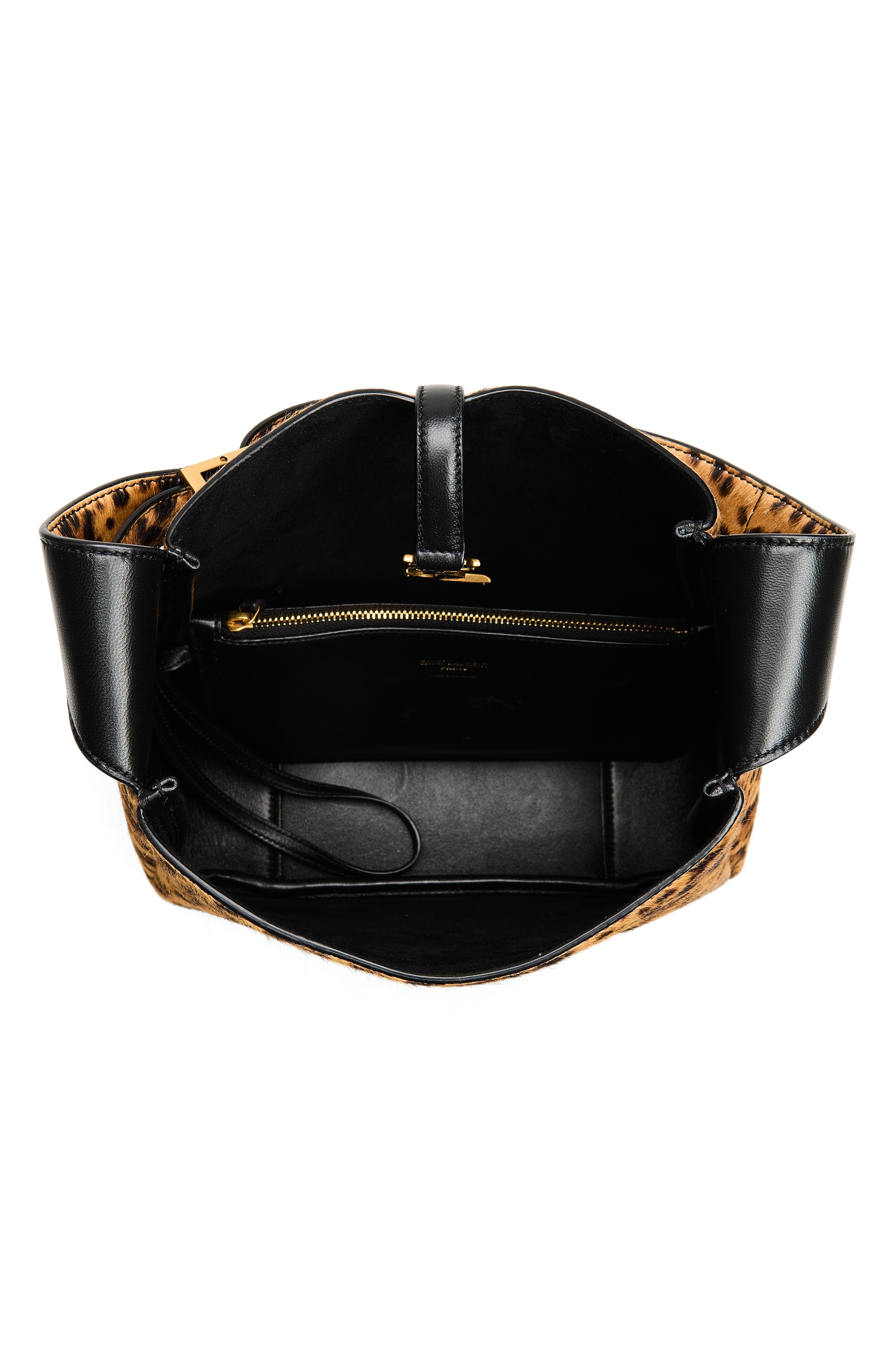 Saint Laurent Small Le 5 à 7 Shoulder Bag, Alternate, color, 2790 Beige Noir