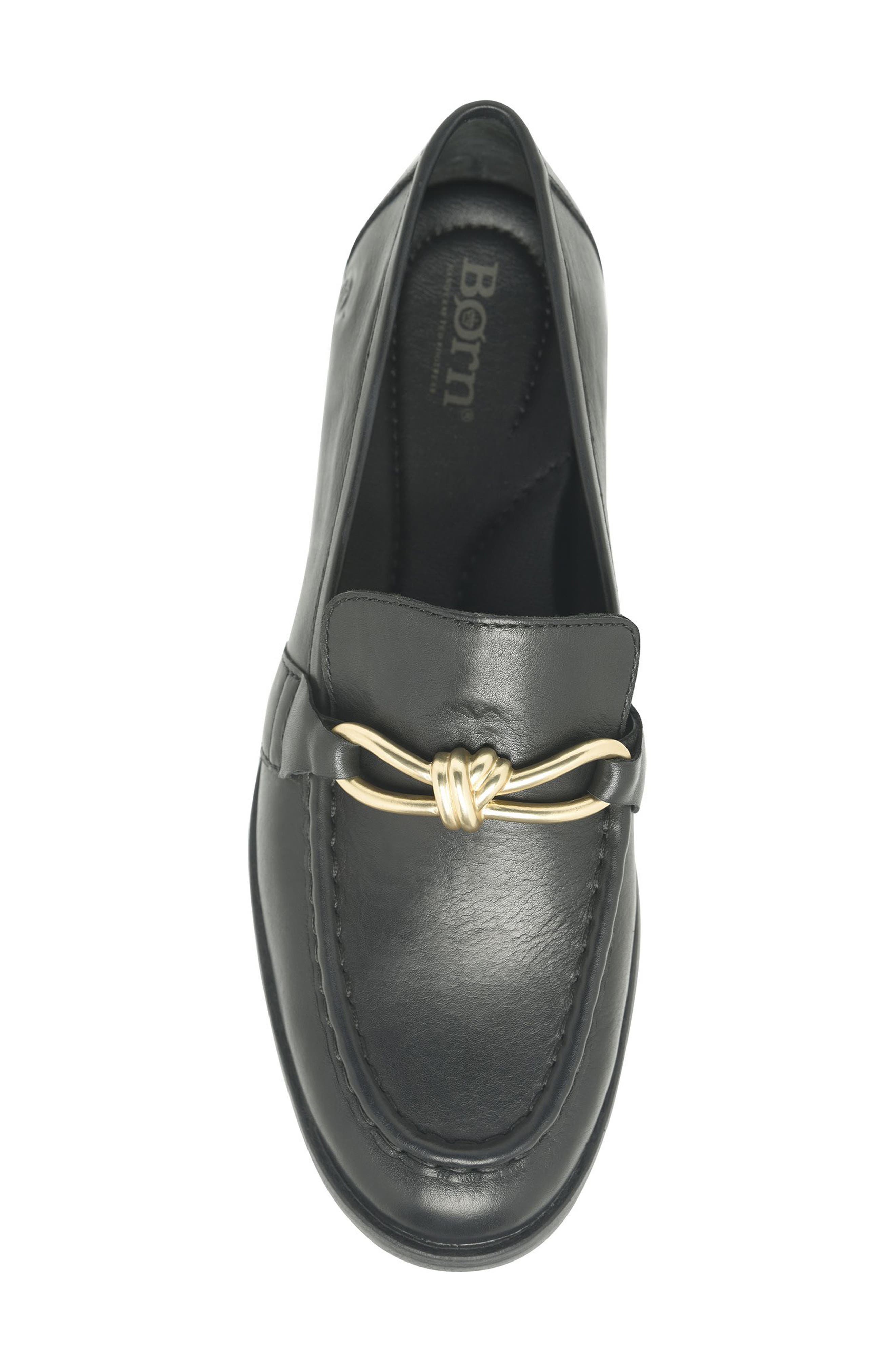 Børn Caley Bit Loafer, Alternate, color, Black Leather