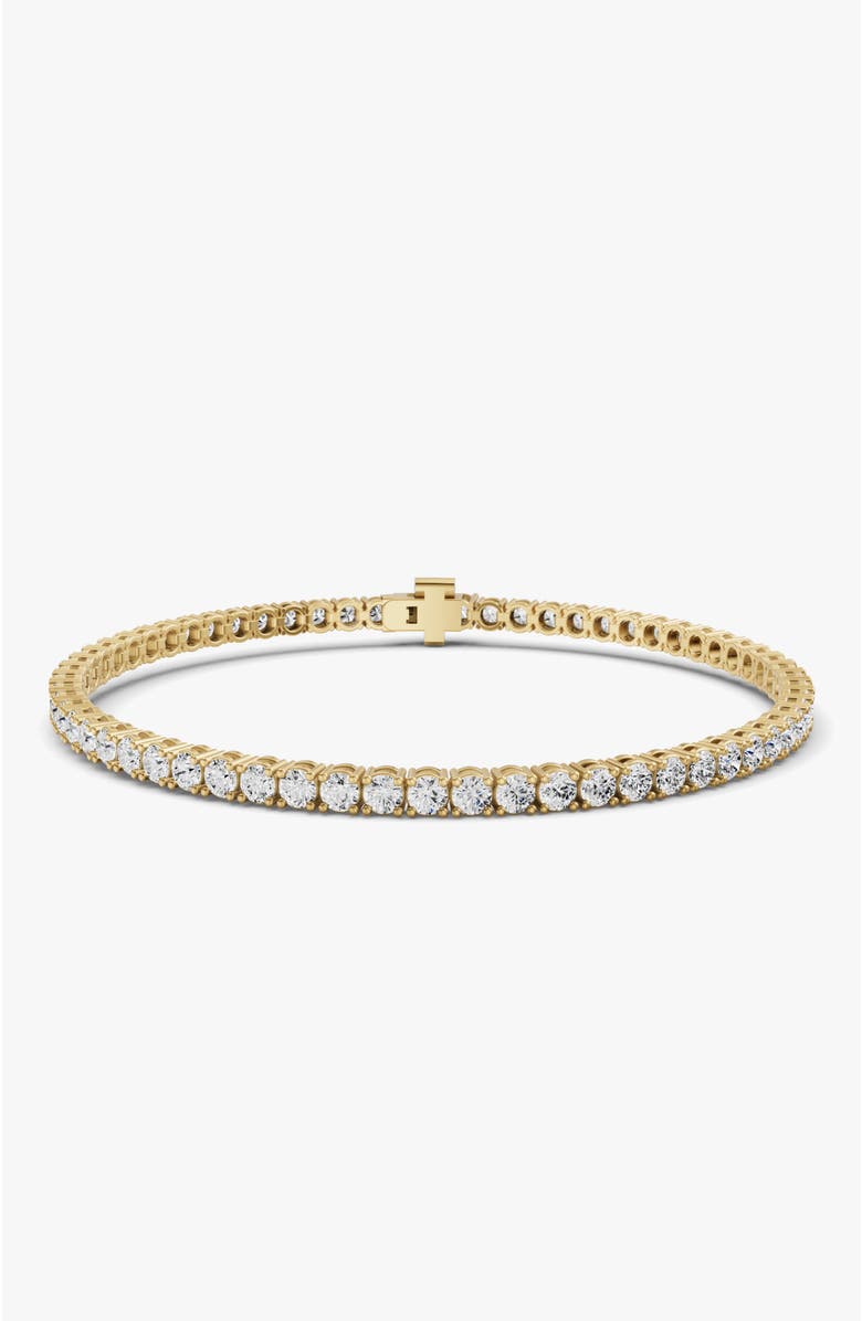 SEREIA OFFICIAL 14K Gold Lab Diamonds 8 Carats Tennis Bracelet, Main, color, Yellow Gold