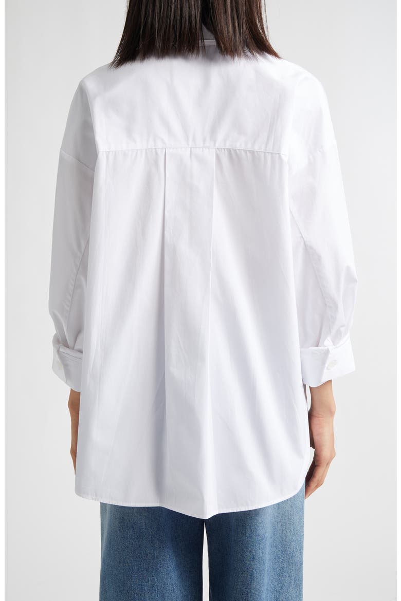 New Earl Cotton Wrap Shirt, Alternate, color, WHITE