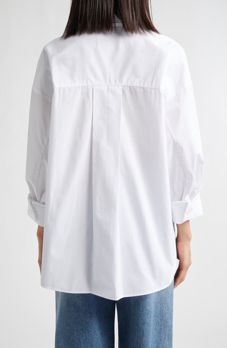 TWP New Earl Cotton Wrap Shirt, Alternate, color, White