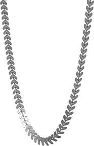Bearfruit Jewelry Elara Chevron Link Necklace Bold Trendy Statement