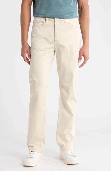 FRAME Modern Straight Leg Five-Pocket Twill Pants