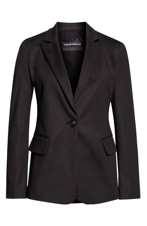 Cotton Blend Blazer