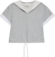 3.1 Phillip Lim French Terry Sailor Top
