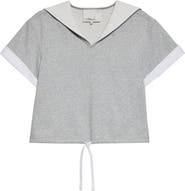 3.1 Phillip Lim French Terry Sailor Top