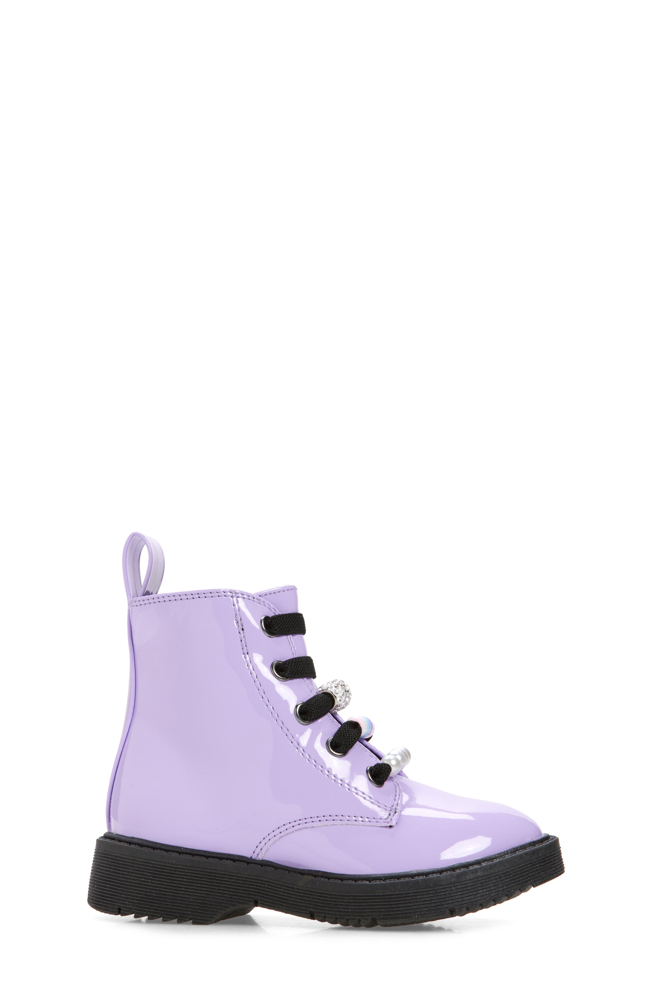 Tucker + Tate Kids' Paislee Charm Lug Boot, Alternate, color, Purple Petal