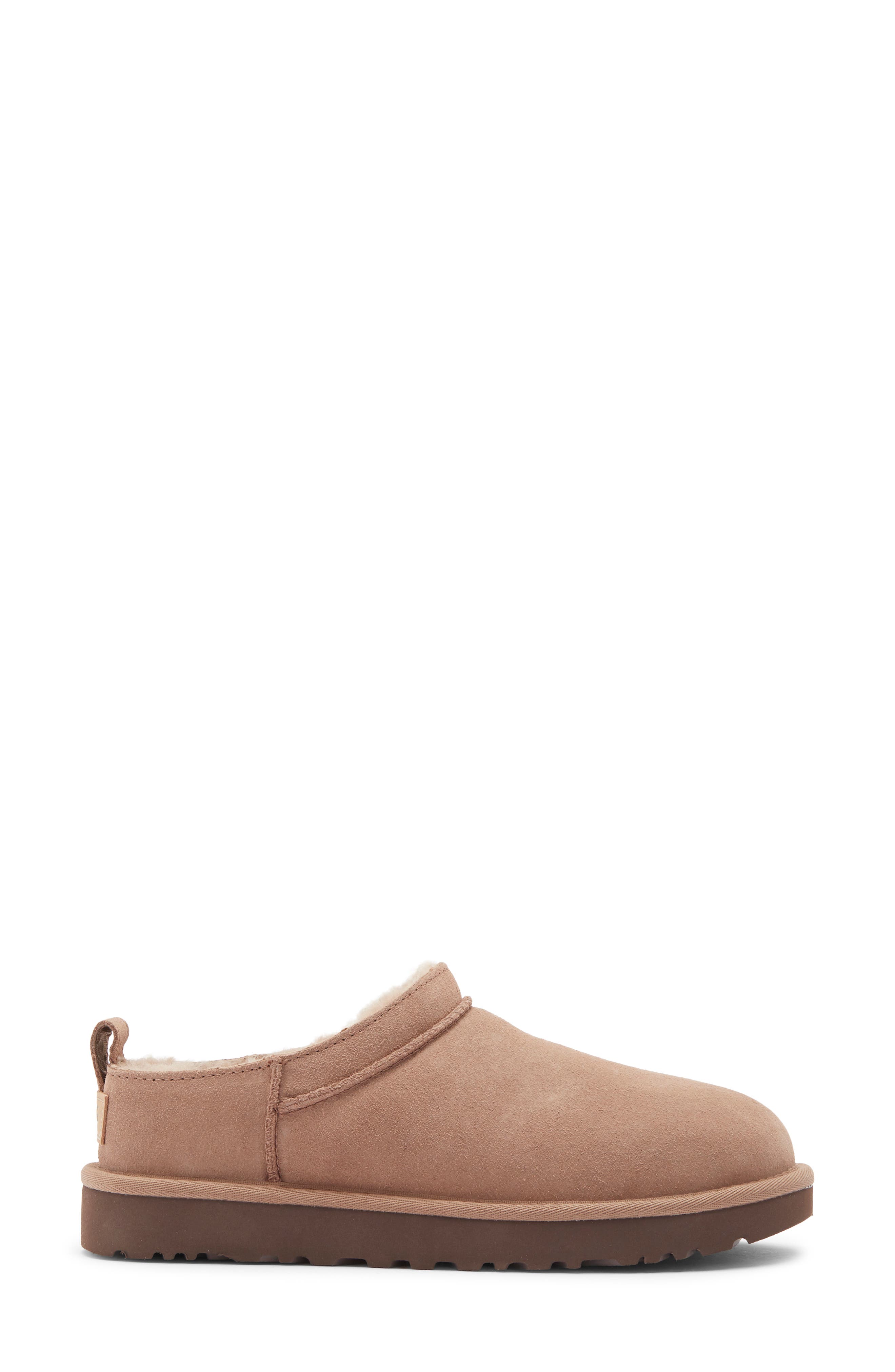 Classic Micro Genuine Shearling Lined Slip-On, Alternate, color, ROCKY OAK
