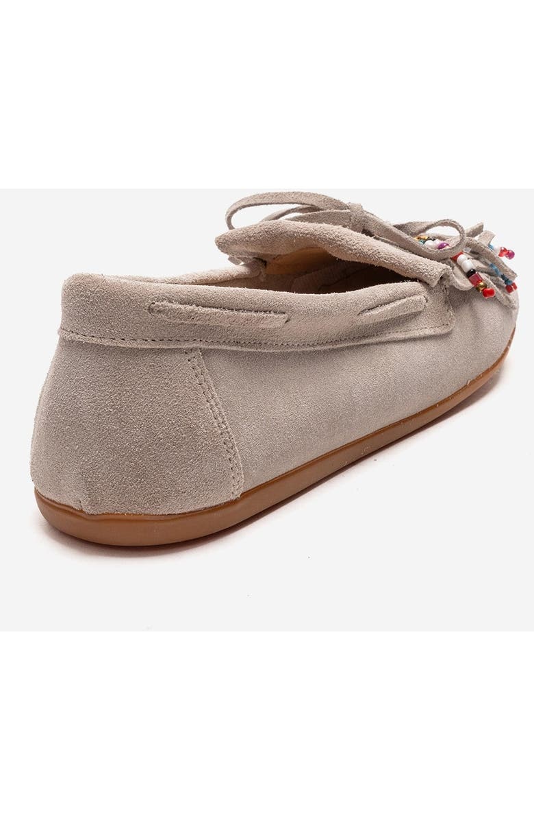 Forever & Always Shoes Evelyn Leather Loafer, Alternate, color, Beige Suede