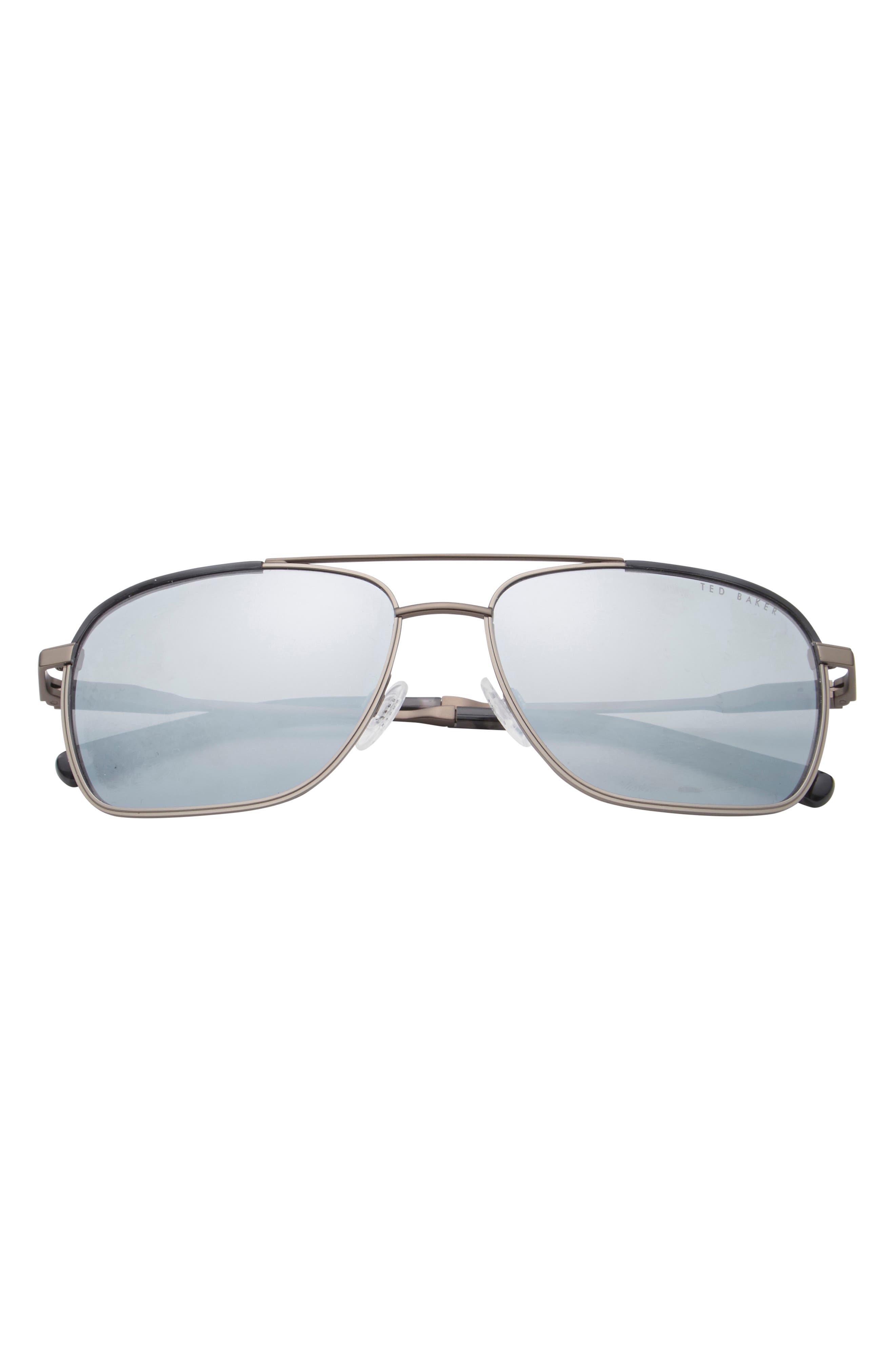 Ted Baker 59mm Polarized Navigator Sunglasses