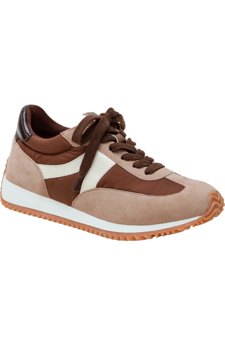 Linea Paolo Kaisa Sneaker, Main, color, Taupe/ Chocolate/ Ivory