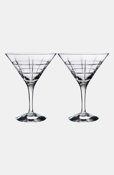 'Street' Martini Glasses (Set of 2)