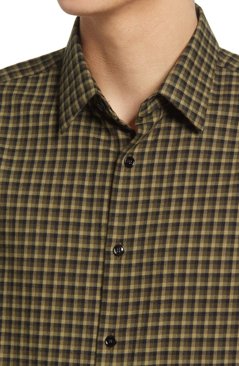 Theory Irving Windham Twill Button-Up Shirt, Alternate, color, Capulet