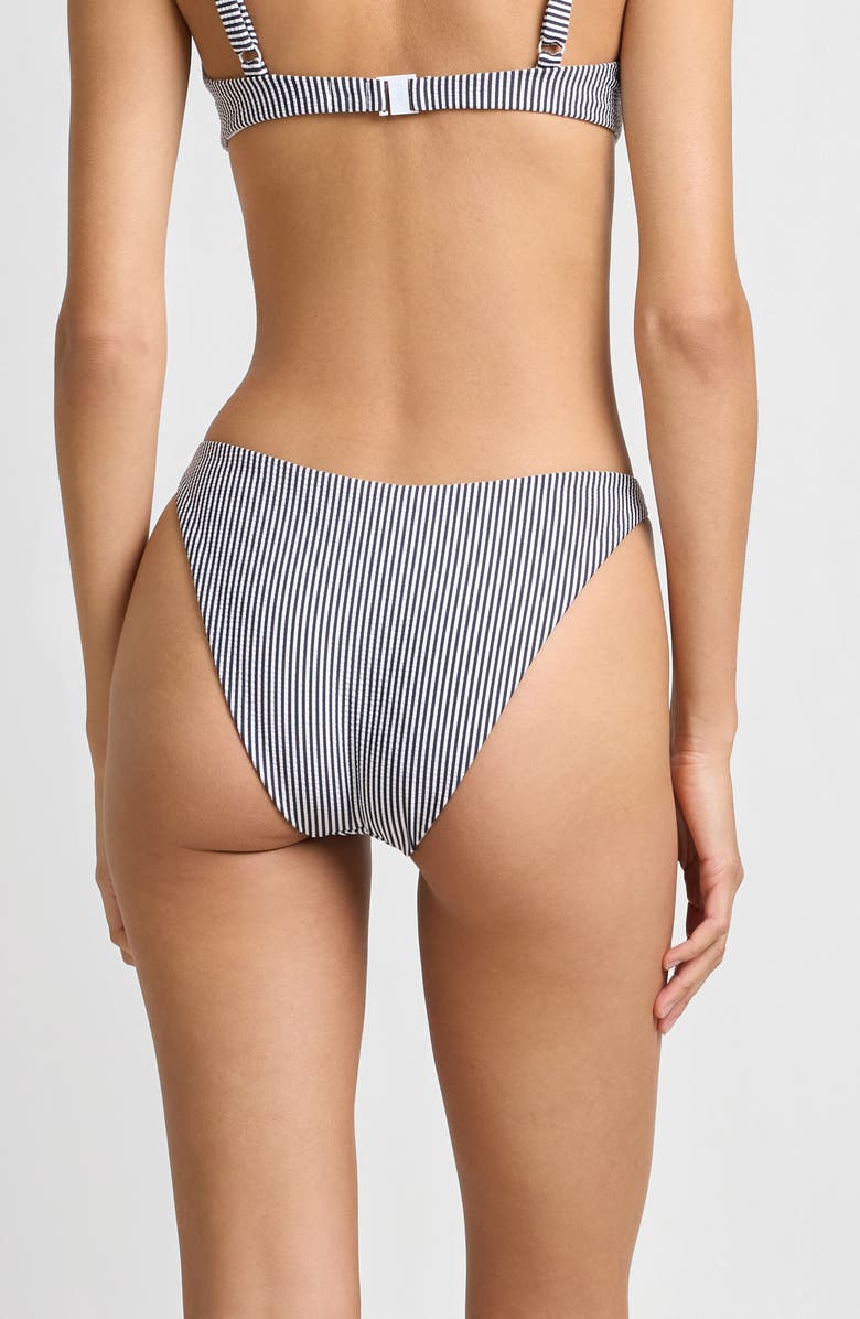 Onia Ashley Bikini Bottoms, Alternate, color, Noir Navy/ White