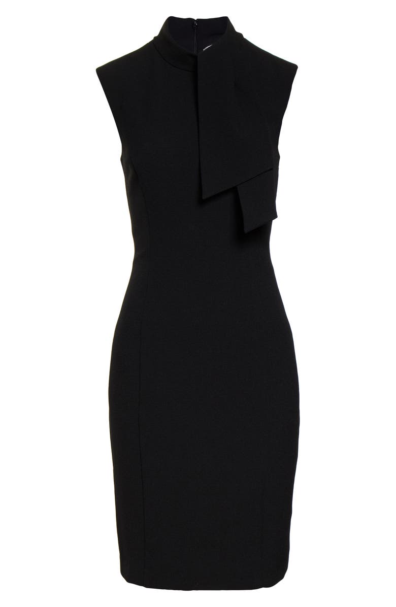 Harper Rose Tie Neck Sheath Dress, Alternate, color, 