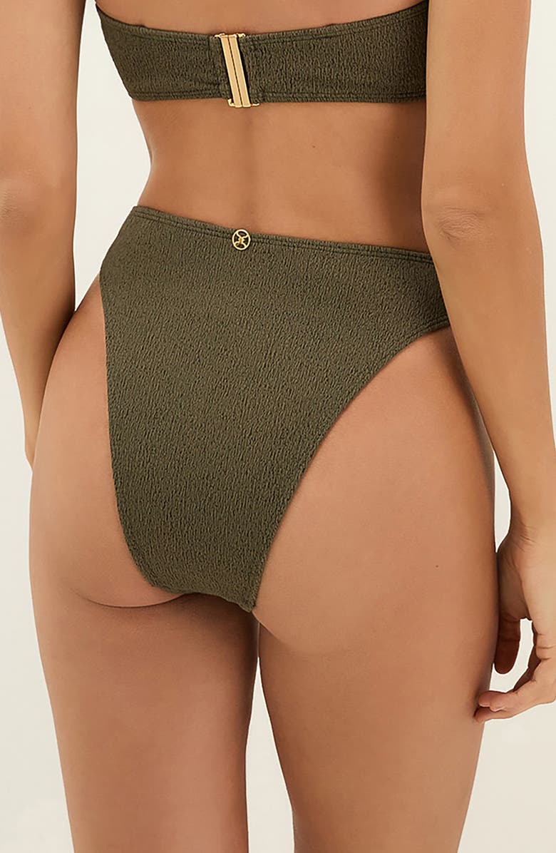 ViX Paula Hermanny Solaro High Waist Bikini Bottoms, Alternate, color, Green