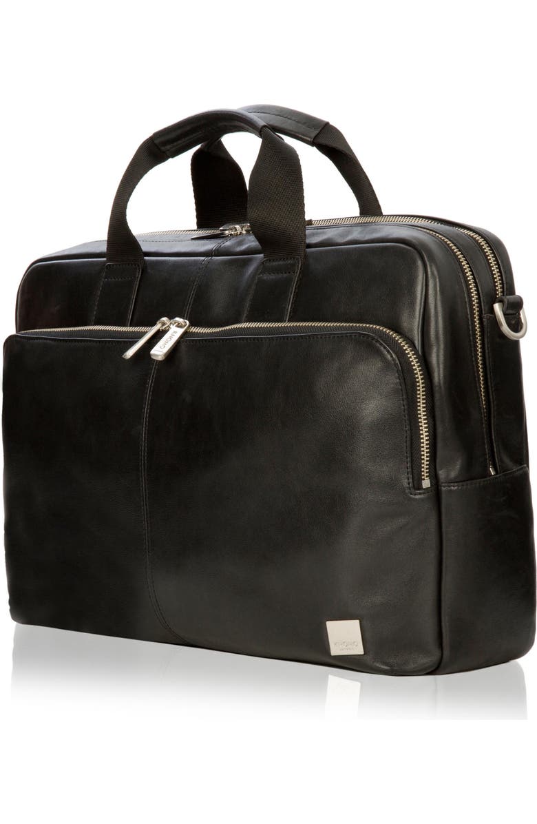 KNOMO London Brompton Amesbury Leather Briefcase, Alternate, color,