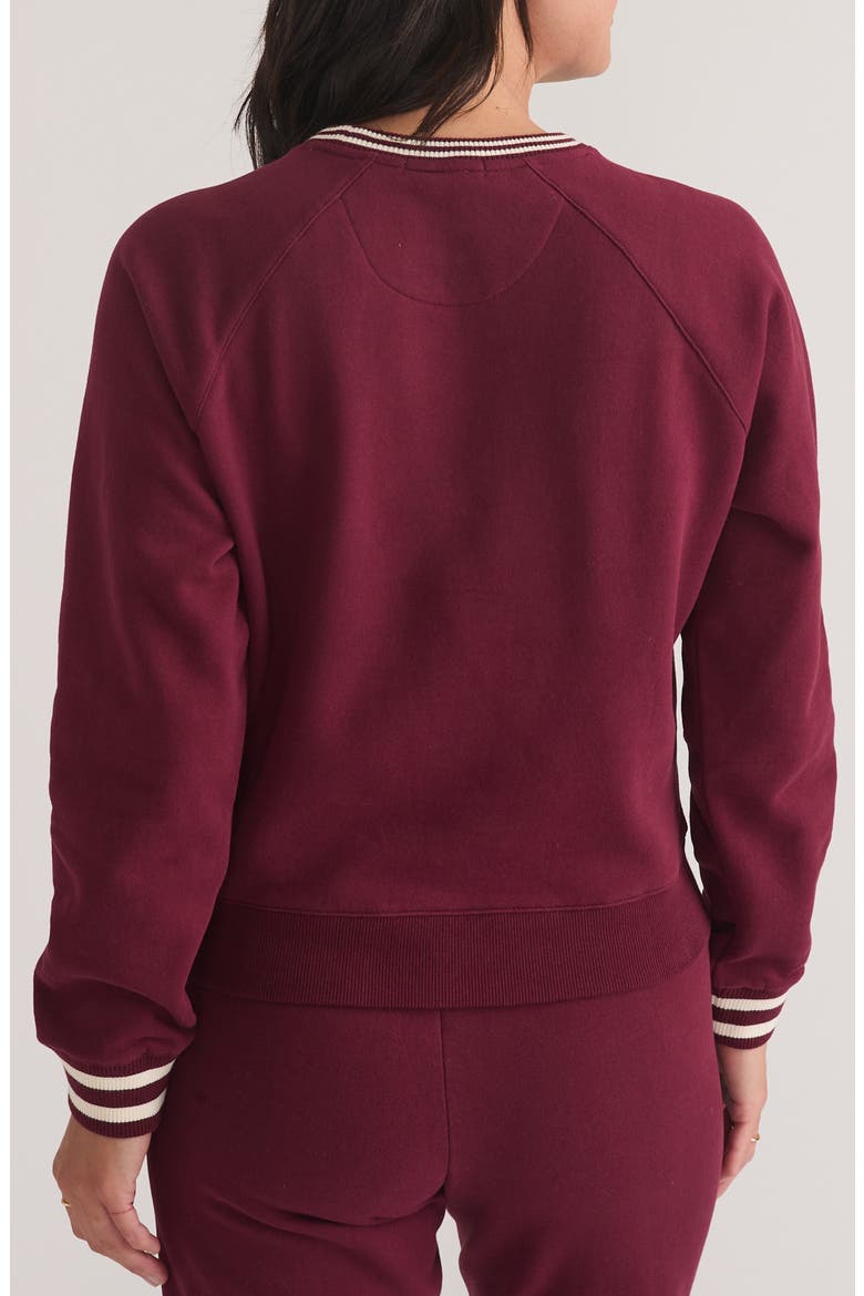 Anytime 1976 Appliqué Sweatshirt, Alternate, color, CRIMSON