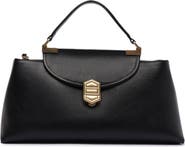 Arezzo Everly Medium Snake Embossed Leather Satchel