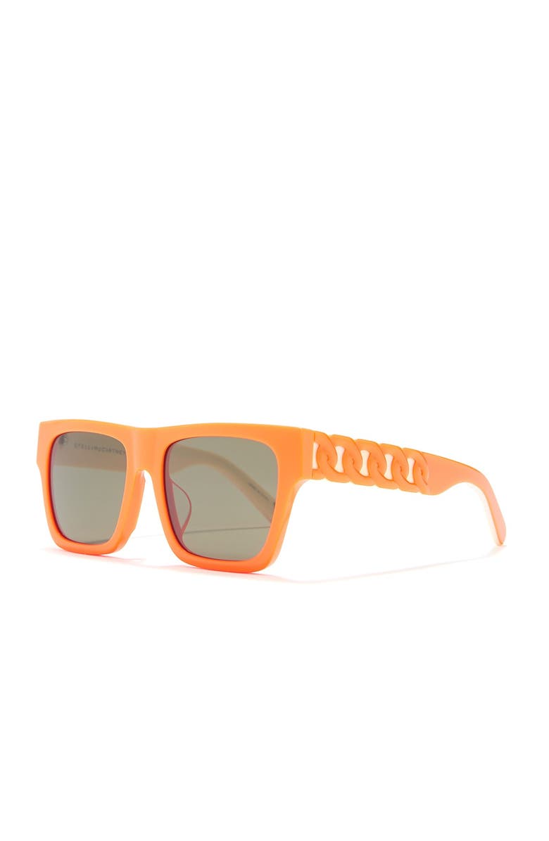 Stella McCartney 47mm Irregular Sunglasses, Alternate, color, 