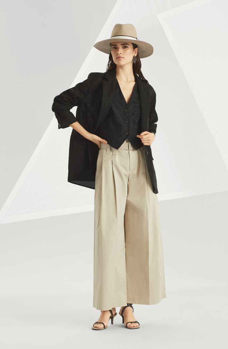 Brunello Cucinelli A-line trousers, Alternate, color,