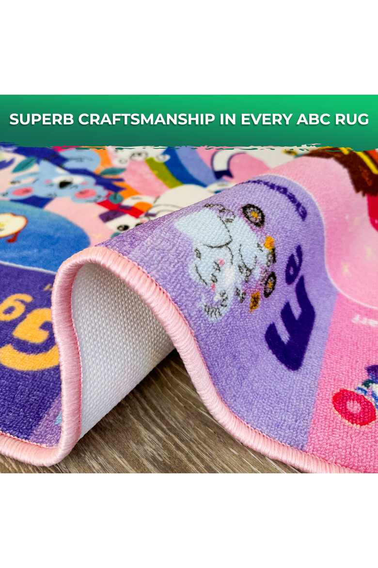 Super Soft ABC Baby Play Mat for Floor, Alternate, color, Girl