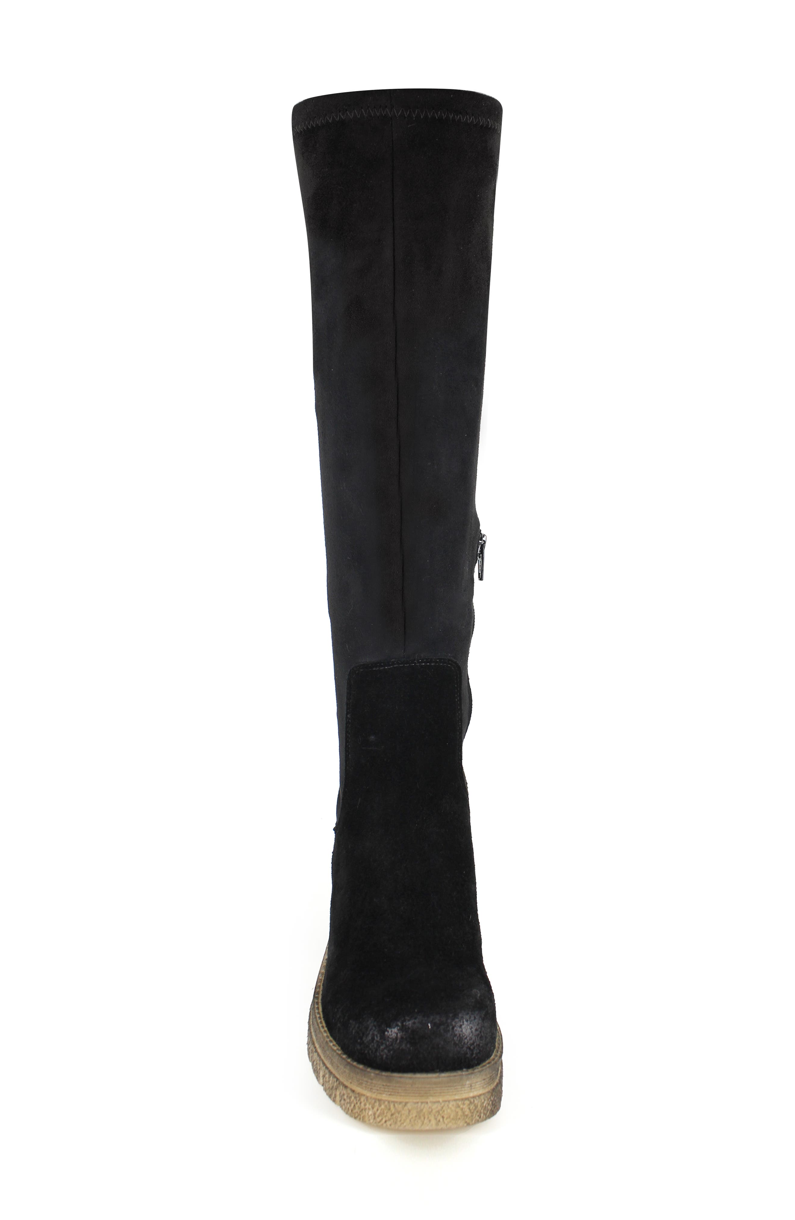 ZIGI Jaylen Over the Knee Platform Boot, Alternate, color, Black