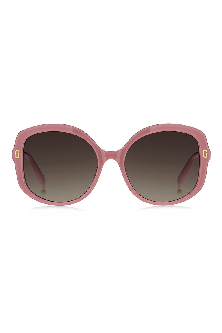 56mm Gradient Round Sunglasses, Main, color, 035J-HA