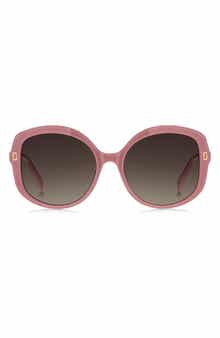 56mm Gradient Round Sunglasses