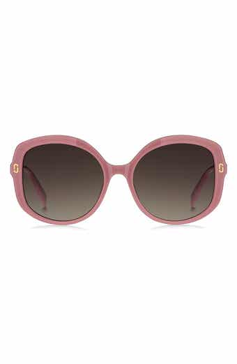 56mm Gradient Round Sunglasses
