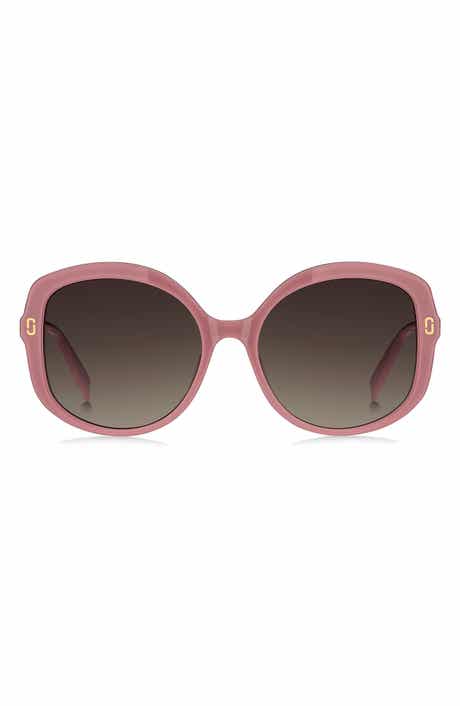 56mm Gradient Round Sunglasses