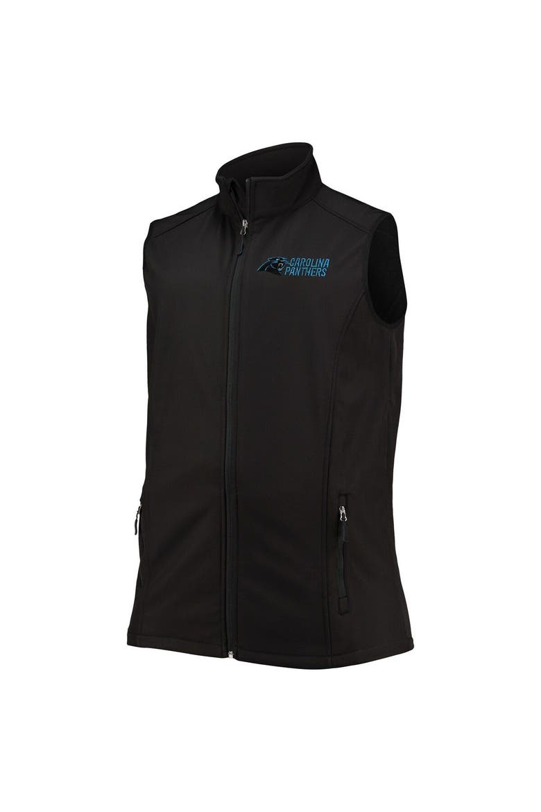 Men's Dunbrooke Black Carolina Panthers Big & Tall Archer Softshell Full-Zip Vest, Alternate, color, Black