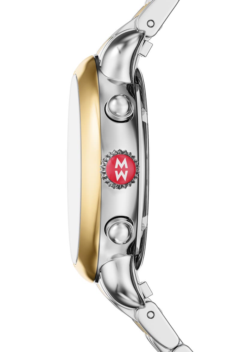CSX Two-Tone Diamond Bracelet Watch, 39mm, Alternate, color, TWO TONE