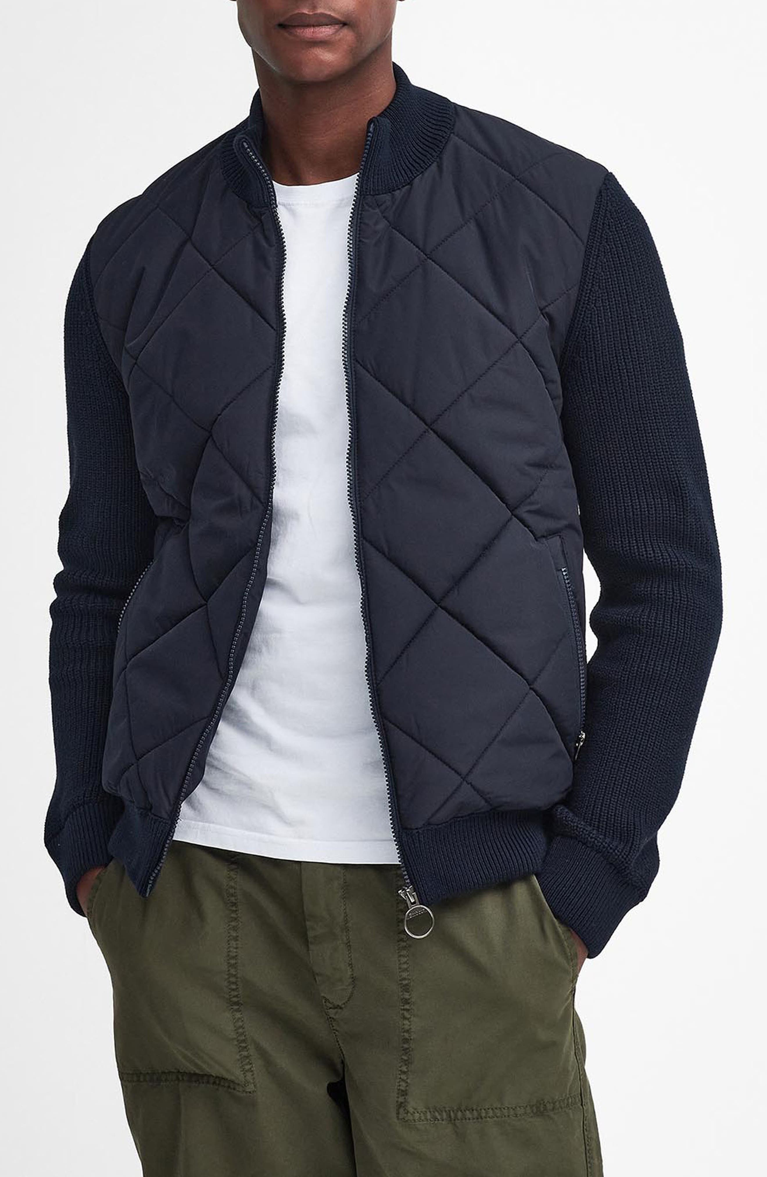 バブアー (Barbour) メンズ カーディガン トップス Ferguson Knitted Cardigan (Black Marl) Pima ニット カーディガン｜ニット｜トップス｜バブアー公式オンライン