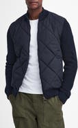 Barbour Newland Quilt Front Zip Cardigan