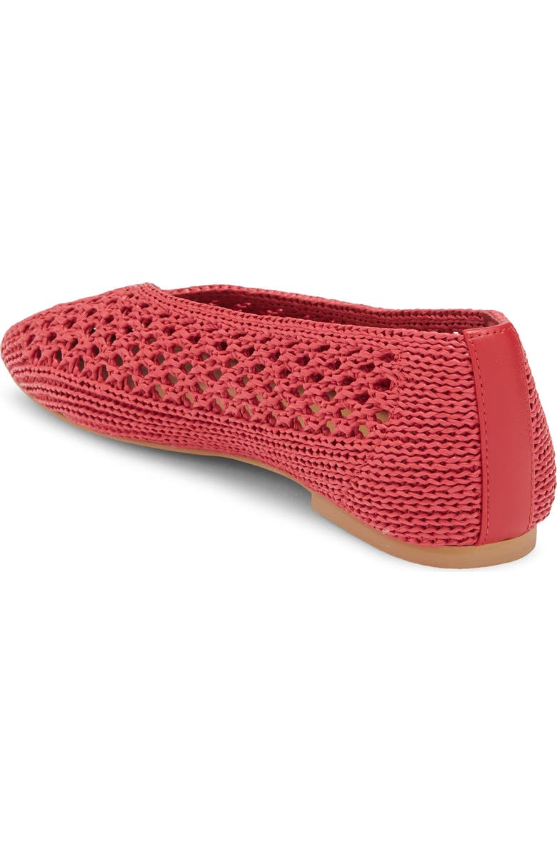 NORDSTROM RACK Monroe Weave Flat, Alternate, color, Red Rose